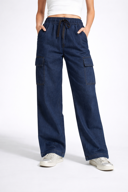 Vexa Blue Cargo Pants