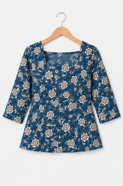 Alira Printed Cotton Croset Kurti